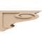Ekena Millwork 9"W x 18"D x 9"H Wide Scroll Rough Cedar Woodgrain TimberThane Corbel, Primed Tan CORUR09X18X09SCRRCPR - alternate 5